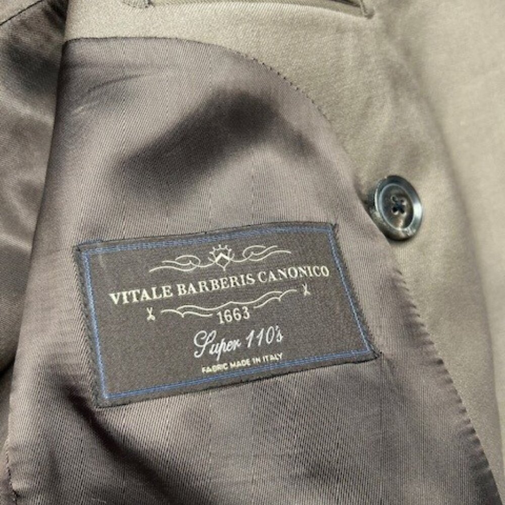 Reiss Latte -DB Peak Plain Weave Coffee - Picture 5 of 10